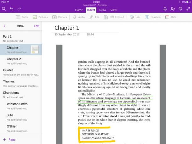 دفتر onenote