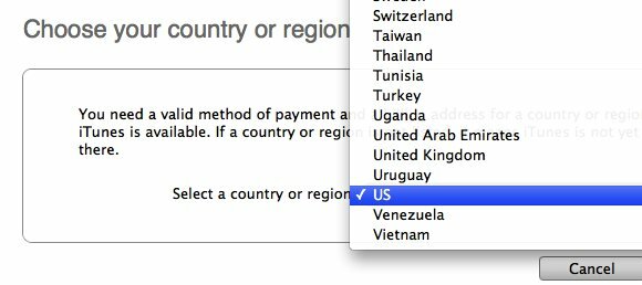 حساب itunes بدون بطاقة ائتمان