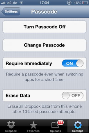 Dropbox - أحد التطبيقات التي لا بد من امتلاكها إذا كنت تمتلك رمز مرور صندوق إسقاط iPhone