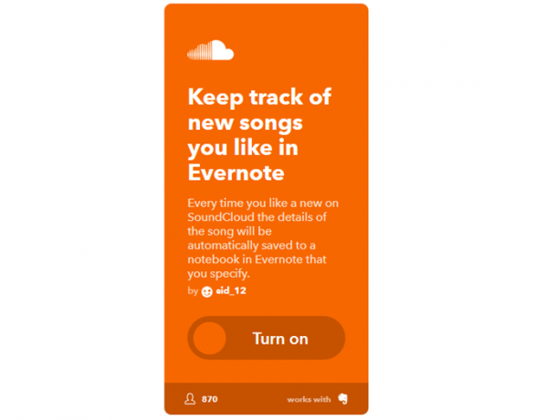 دليل IFTTT النهائي: استخدم أقوى أدوات الويب مثل Pro 41IFTTT SoundCloudToEvernote