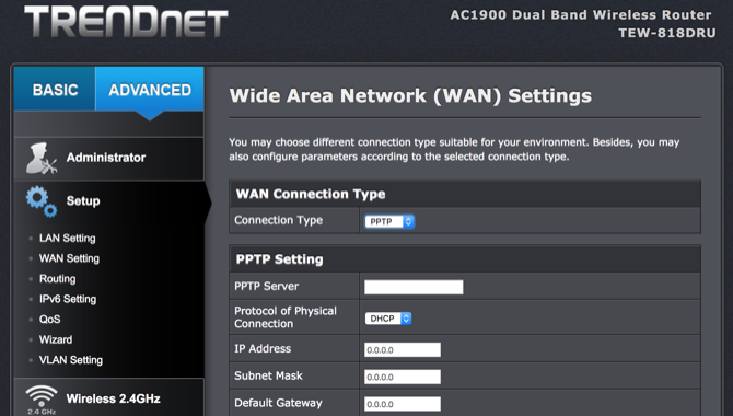 يعد إعداد VPN على جهاز توجيه Trendnet أمرًا سهلاً