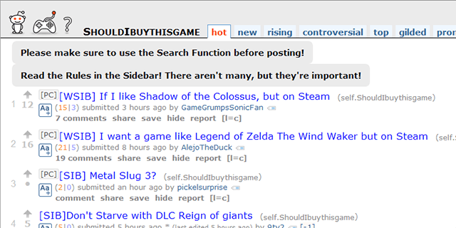 الألعاب-subreddits-shouldibuythisgame