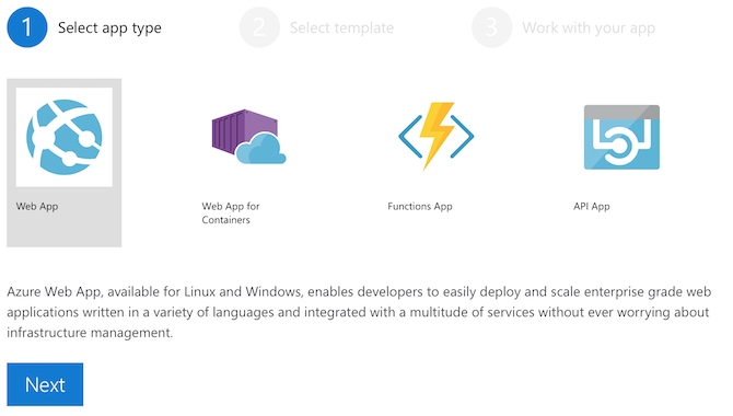 خدمة تطبيقات Microsoft Azure