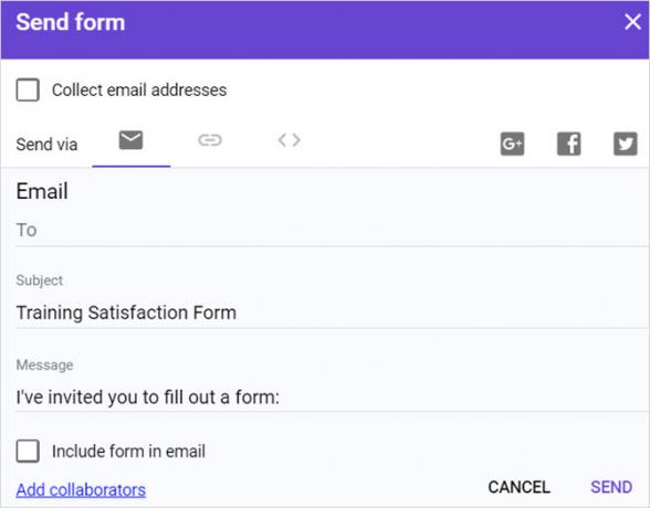 أفضل دليل لنماذج Google ، لن تجده أبدًا في GoogleFormsFormPage EmailForm