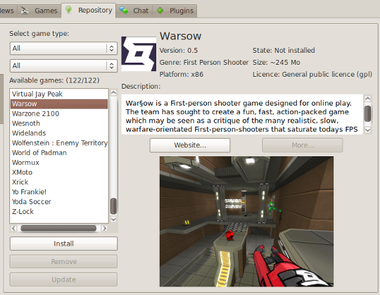 3 أدوات لاكتشاف وتثبيت Awesome Linux Games djl