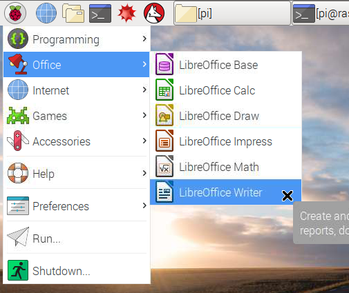 LibreOffice للإنتاجية