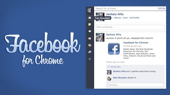 8 ملحقات كروم رائعة للفيسبوك يمكنك الحصول على الإعجاب [نصائح فيسبوك الأسبوعية] Facebook for Chrome