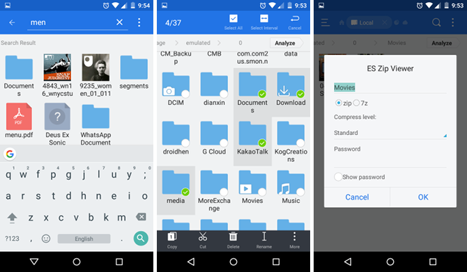 ES File Explorer: هل هو أفضل مدير ملفات لنظام Android؟ وفاق ملف مستكشف الميزات الأساسية