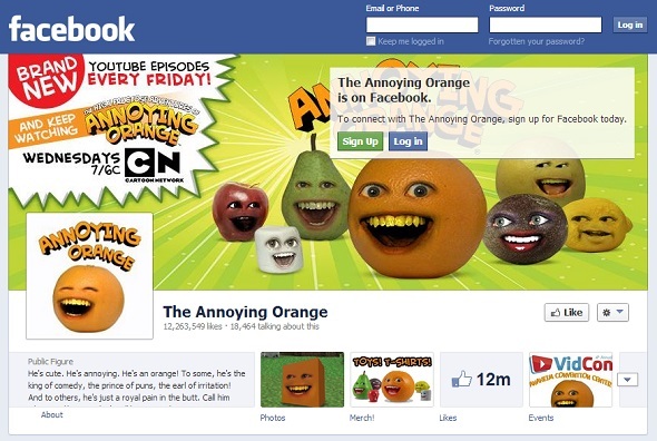 10 شخصيات خيالية تحظى بشعبية كبيرة على Facebook facebook المزعج
