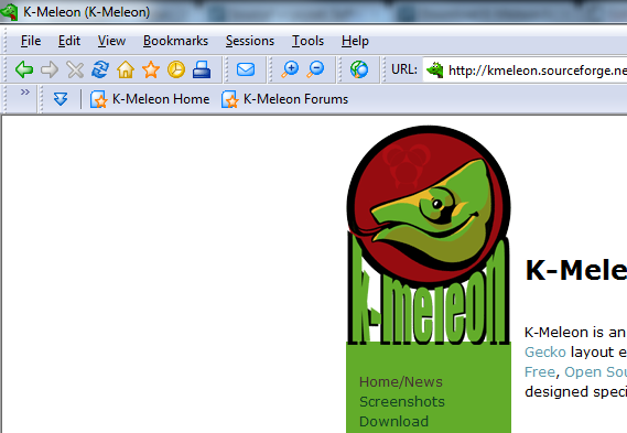 متصفح k-meleon
