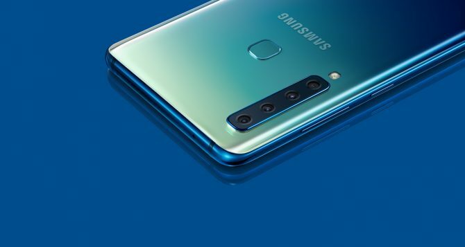 الكاميرا الخلفية لهاتف Samsung Galaxy A9 Quad