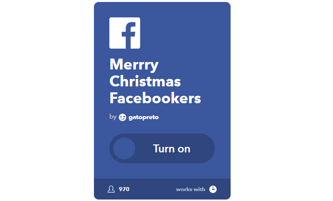 دليل IFTTT النهائي: استخدم أقوى أداة ويب مثل Pro 19IFTTT ChristmasFBPost