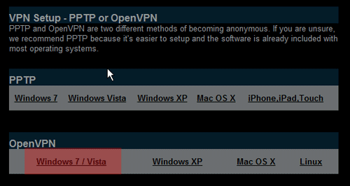 إعداد VPN