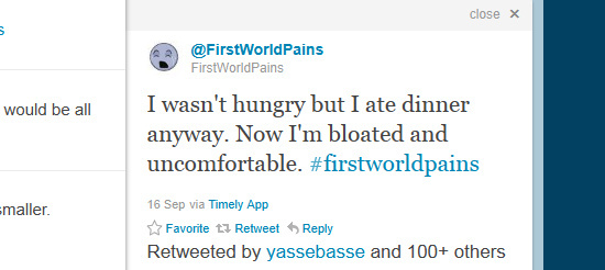 10 شخصيات مرحة وغريبة مثل تشارلي شين على تويتر firstworldpains tweet2