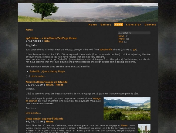 شارك أكثر من مجرد صور مع Zenphoto و Zenpage CMS Plugin zpardoise