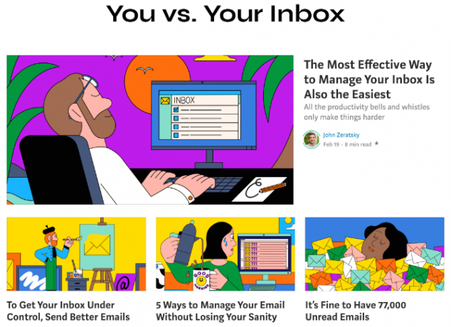 أنت مقابل تتحدث سلسلة Inbox الخاصة بك عن أفضل الطرق لتنظيم بريدك الإلكتروني