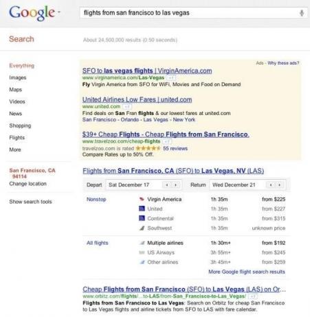 أصبح العثور على الرحلات الجوية أسهل بكثير مع نتائج بحث Google Flight على Google.com [News] google flights