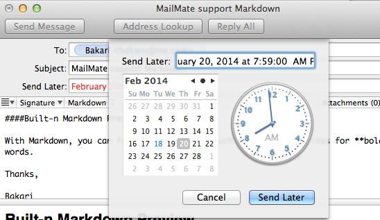 MailMate 10 دقائق