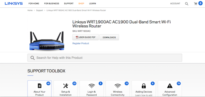 صفحة تنزيل البرنامج الثابت لرابط Linksys