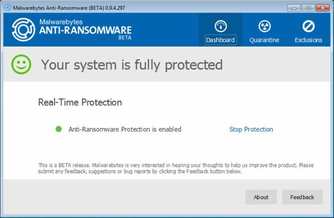 برنامج malwarybytes anti-ransomware 2017