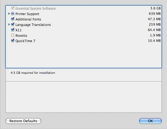 كيفية الترقية إلى Snow Leopard وما يجب معرفته [Mac] SL install 4