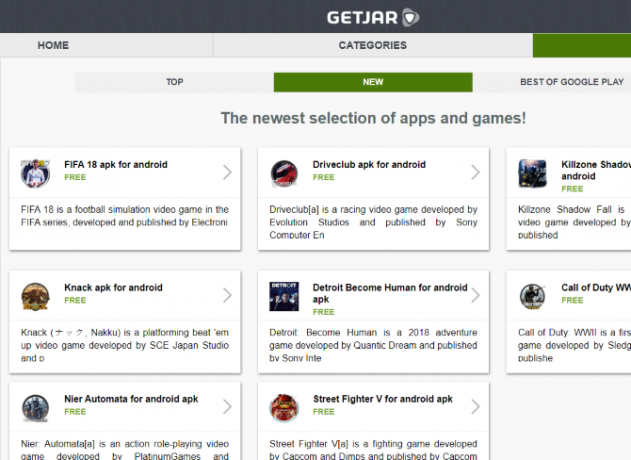 تصفح موقع GetJar على جهاز الكمبيوتر الخاص بك