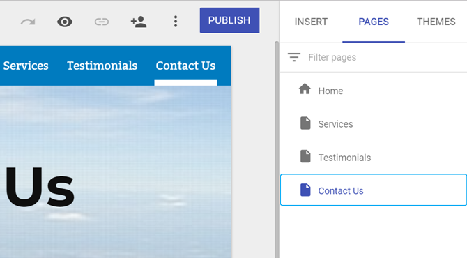 إنشاء صفحة ويب مجانية متعددة الأغراض خاصة بك مع مواقع Google google sites8