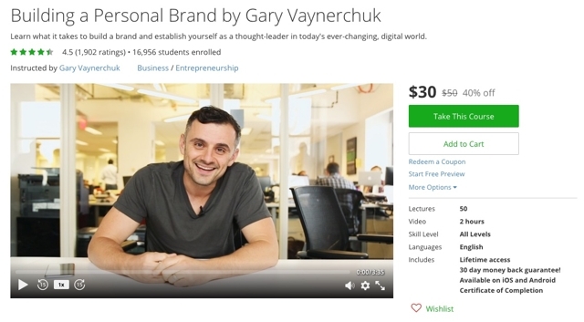 غاري vaynerchuk udemy