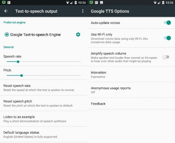 إعدادات Android-Text-to-Speech-Settings