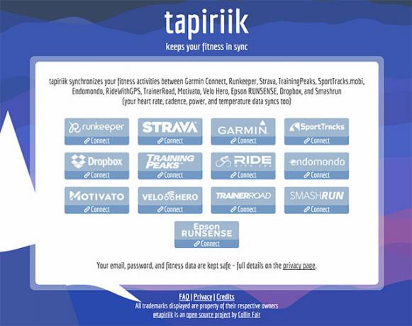 Runkeeper أو Strava أو Garmin؟ اختيار واحد ومزامنة مع بقية tapiriik1