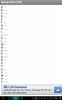 في خطر؟ لا إشارة الهاتف؟ استخدام مورس مع هاتفك الذكي [Android] morsecode8