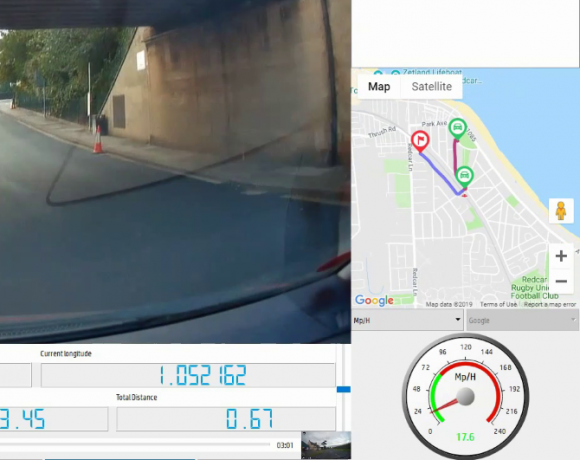 معلومات GPS في خرائط Google