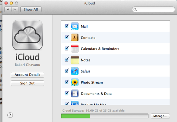 مشاركة المستندات على icloud
