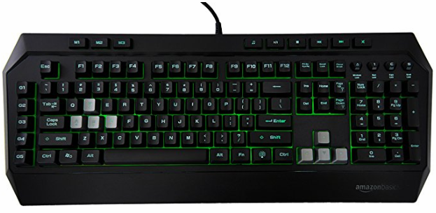 10 منتجات AmazonBasics Tech التي هي في الواقع جميلة جدًا لوحة مفاتيح ألعاب Amazon الأساسية