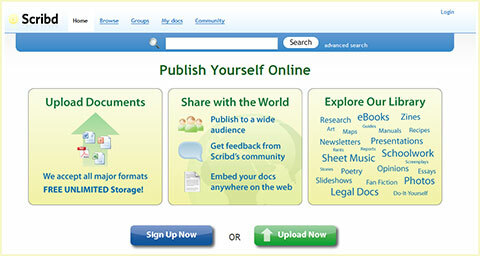 Scribd - مشاركة المستندات عبر الإنترنت