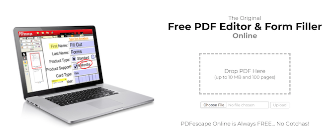 يُعرف موقع الويب المفيد هذا باسم PDF Escape