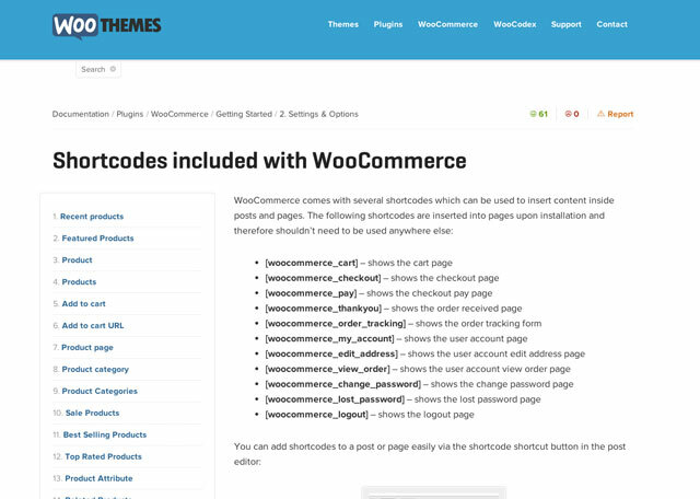 WooCommerce لديها وثائق واسعة ودعم المجتمع 