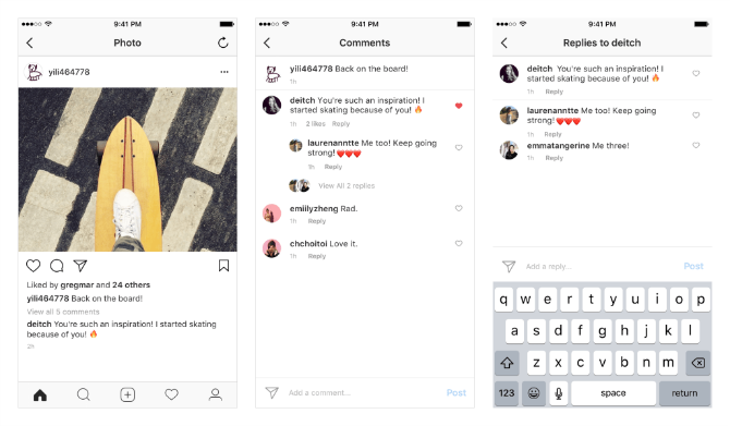أخيرًا ، يقوم Instagram بإضافة تعليقات مترابطة