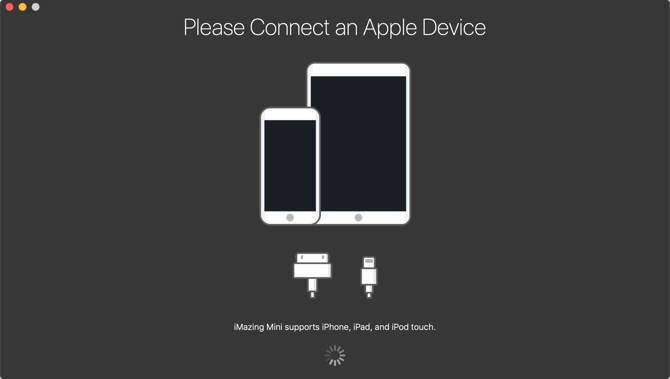iMazing البحث عن iPhone الذي يشغل FileApp