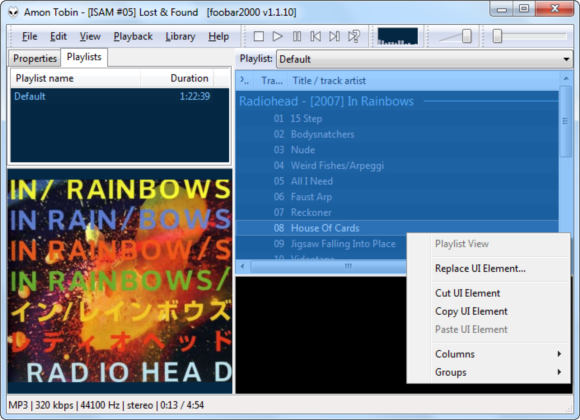 تشغيل الموسيقى مثل Audiophile مع Foobar2000 [Windows] 2011 12 23 14h28 28