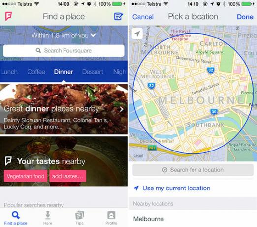 إعادة تشغيل Foursquare كأداة اكتشاف استنادًا إلى اكتشاف أذواقك 4sq