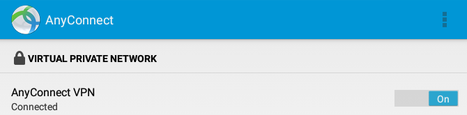 كيفية الاتصال بشبكة VPN الخاصة بالعمل باستخدام حالة AnyConnect على جهاز Android اللوحي الخاص بك على 670 × 165