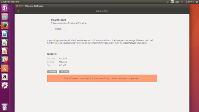 تثبيت PlayOnLinux