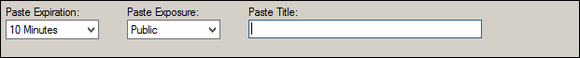 الملحق Pastebin