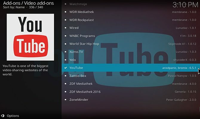 كيفية تثبيت واستخدام YouTube Kodi Add-On - من المستودع