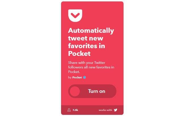 دليل IFTTT النهائي: استخدم أقوى أداة للويب مثل Pro 59IFTTT PocketToTwitter