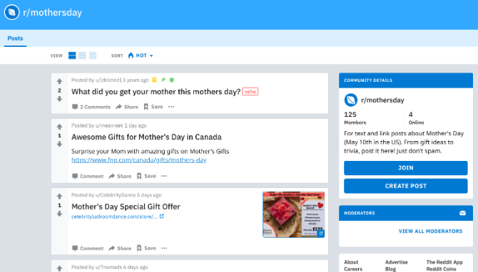 لدى R / MothersDay من Reddit أفكار ومناقشات رائعة للحصول على هدايا للحصول على والدتك