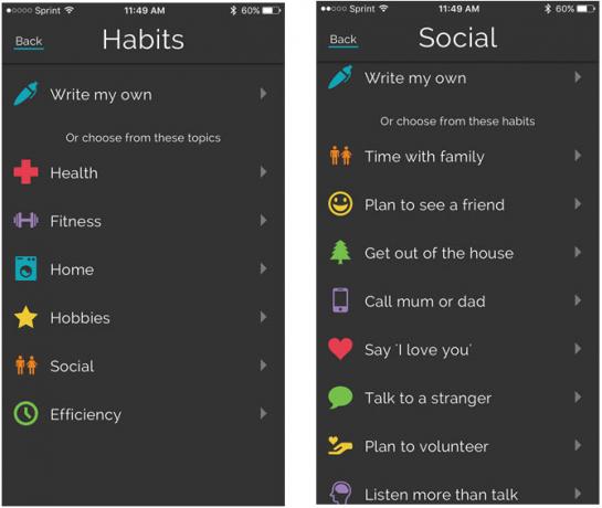 5 تطبيقات iPhone يمكن أن تجعلك شخصًا أفضل إنتاجيًا HabitsCreate iPhone