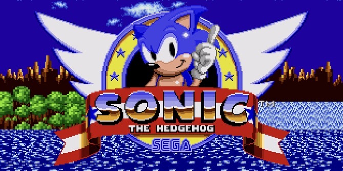 Sonic the Hedgehog الشاشة الرئيسية