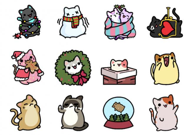 حزم ملصقات Kleptocats iMessage